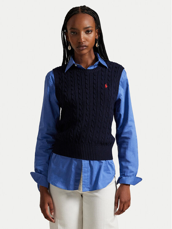 Polo Ralph Lauren Kamizelka 211971882501 Granatowy Slim Fit