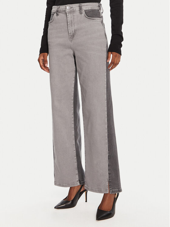 LOLA CASADEMUNT Jeansy LF2514015 Szary Wide Leg