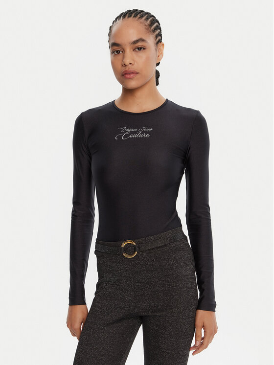 Versace Jeans Couture Body 79HAM2A1 N0008 Czarny Slim Fit
