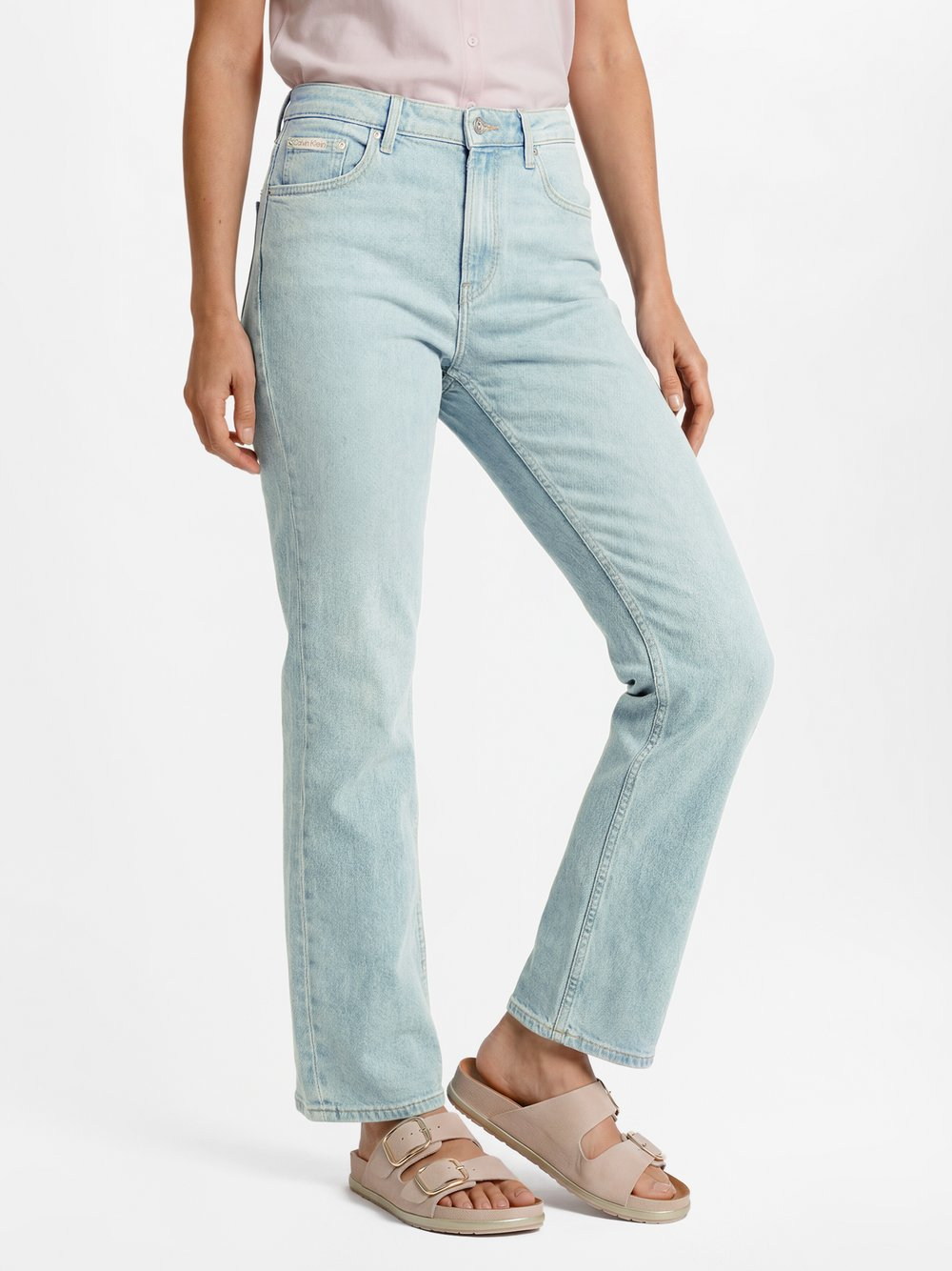 Calvin Klein Jeans Dżinsy proste Kobiety Bawełna niebieski, 25-30