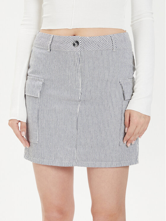 Gina Tricot Spódnica ołówkowa 21988 Granatowy Slim Fit