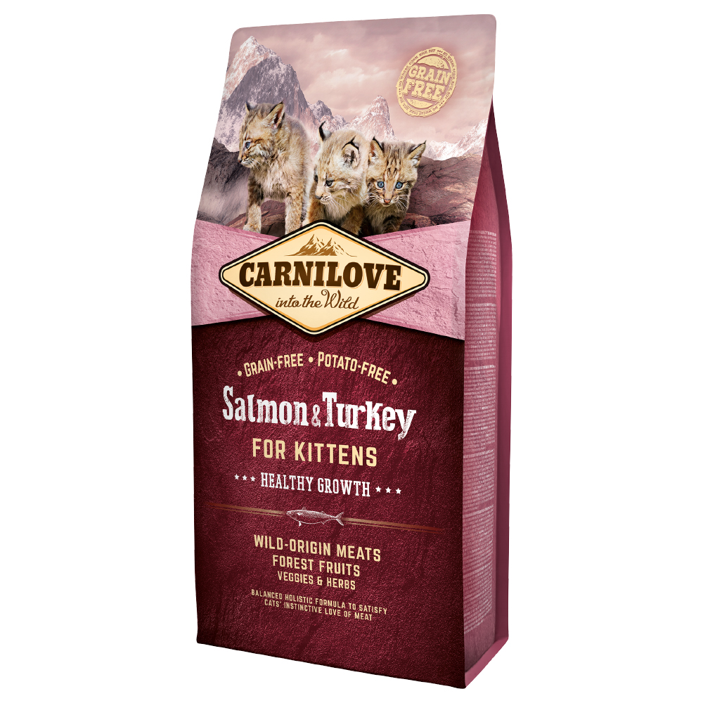 Carnilove for Kittens Healthy Growth, łosoś i indyk - 6 kg