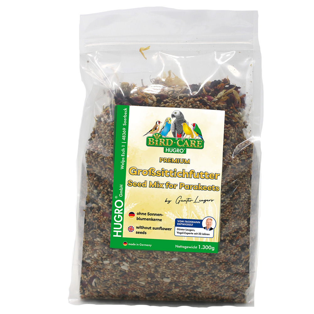 Hugro pokarm dla dużych papug - 2 x 1,3 kg