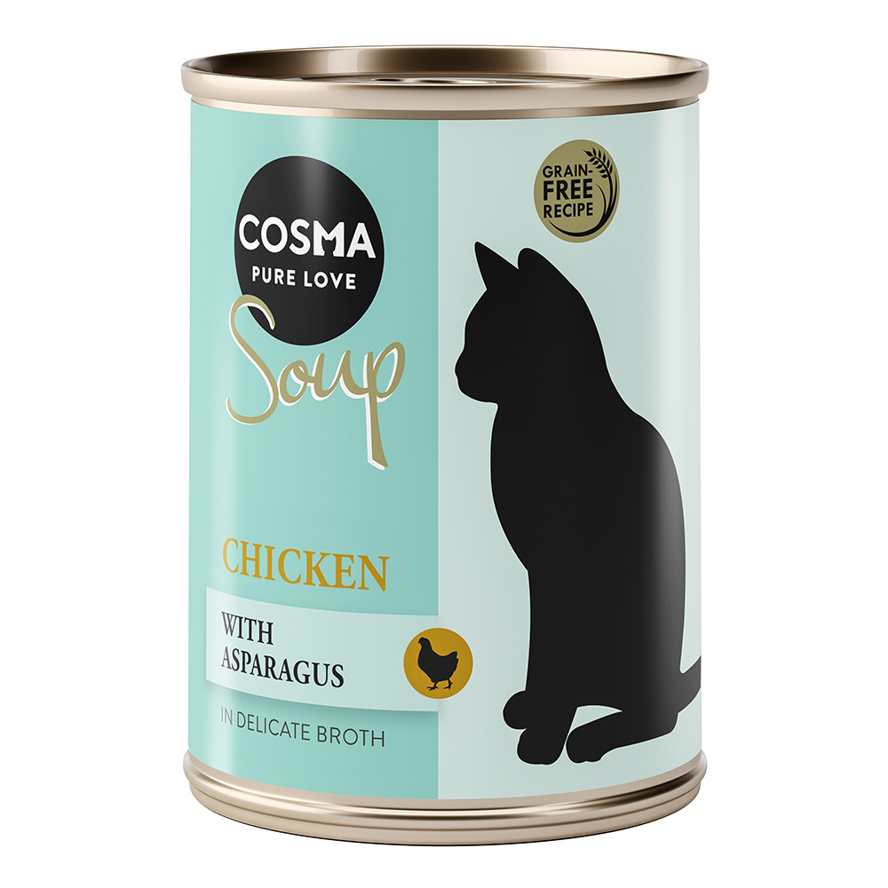 Megapakiet Cosma Soup, 24 x 100 g - Pierś z kurczaka ze szparagami