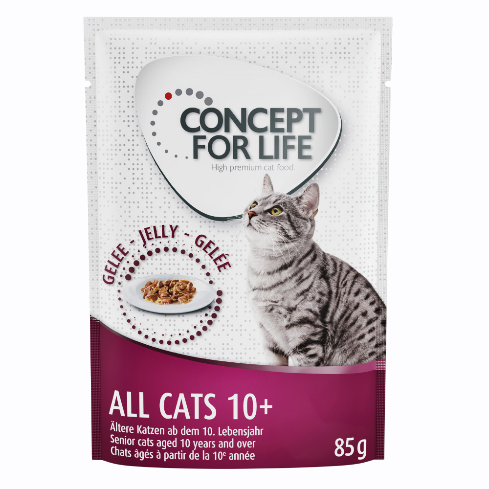 Korzystny pakiet Concept for Life, 48 x 85 g - All Cats 10+ w galarecie