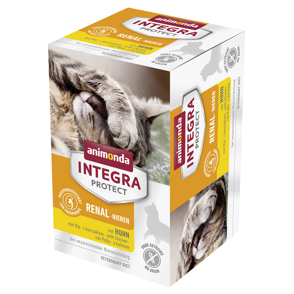 animonda Integra Protect Adult Renal, tacki, 6 x 100 g - Z kurczakiem