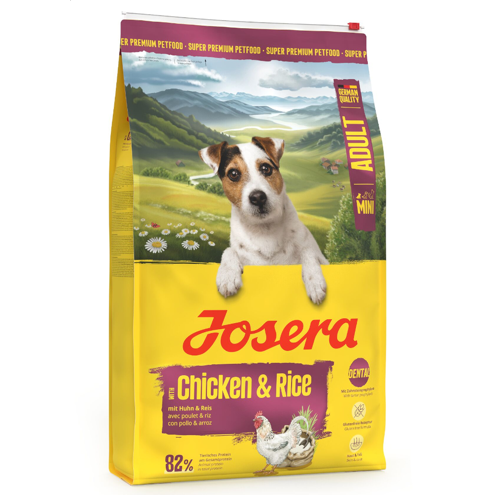 Josera Mini Adult, kurczak i ryż - 2 x 10 kg