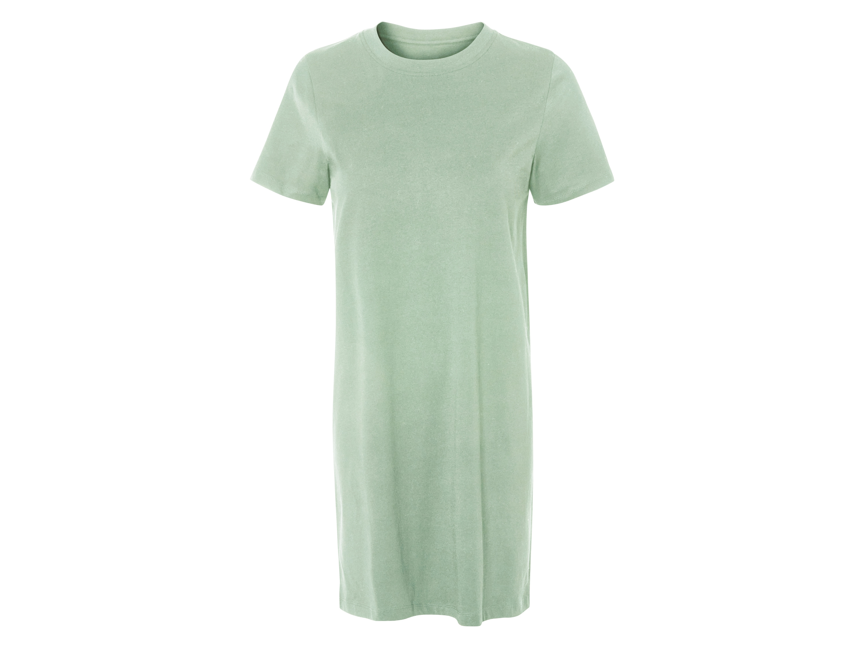 esmara® Sukienka t-shirtowa damska z bawełny organicznej (Zielony, XS (32/34))