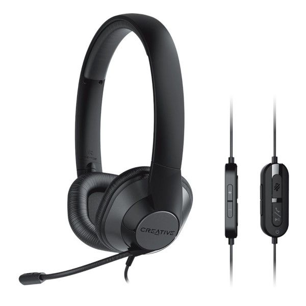 Słuchawki przewodowe Creative HS-720 V2 USB czarne