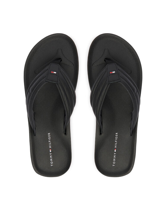 Tommy Hilfiger Japonki Hilfiger Padded Beach Sandal FM0FM05801 Czarny