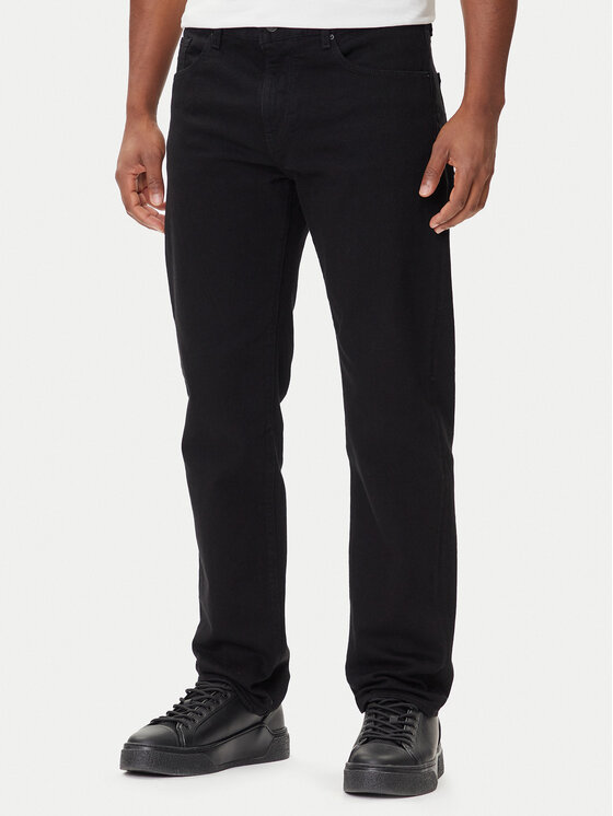 Armani Exchange Jeansy XM000069 AF18809 MC002 Czarny Slim Fit