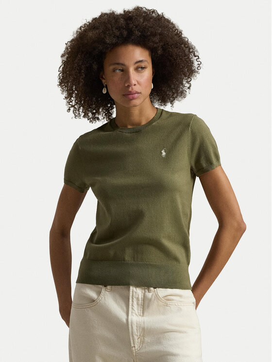 Polo Ralph Lauren T-Shirt 211971872501 Khaki Slim Fit