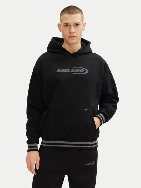Karl Kani Bluza Ellipse 60210341 Czarny Regular Fit
