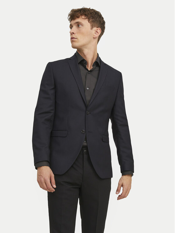 Jack & Jones Marynarka Solaris 12141107 Czarny Slim Fit miniaturka