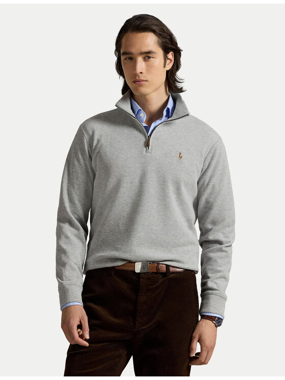 Polo Ralph Lauren Sweter 7,10672E+11 Szary Regular Fit