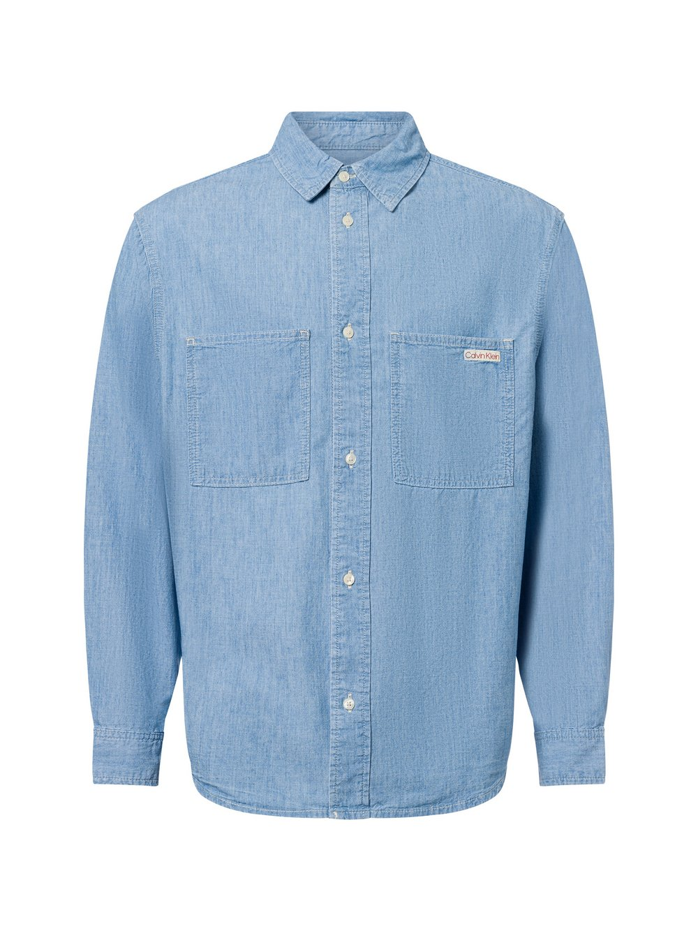Calvin Klein Jeans Koszula męska Mężczyźni Regular Fit Bawełna niebieski, M