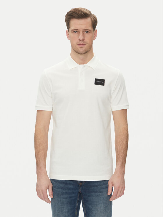 Richmond X Polo UMP25170PO Biały Regular Fit