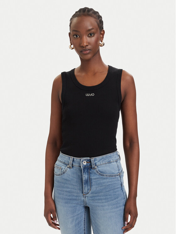 Liu Jo Sport Top TA6097 J4822 Czarny Slim Fit