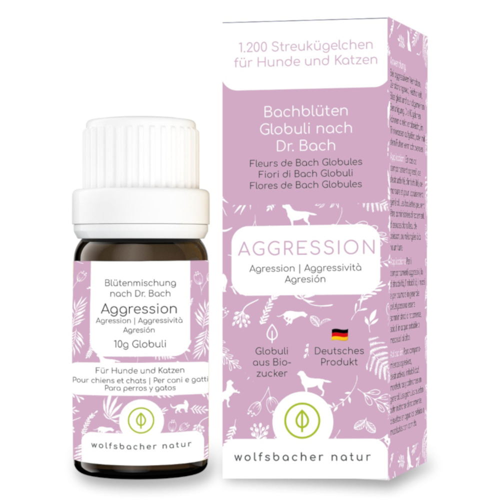 Wolfsbacher Nature Bach Flowers (Kwiaty Bacha) - Aggression (agresja) 10 g miniaturka