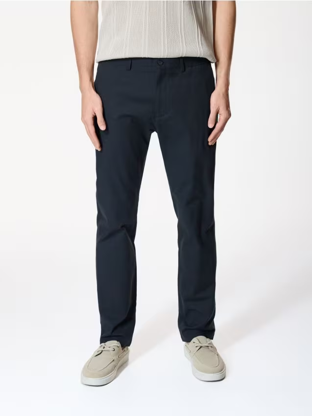 Reserved - Spodnie chino slim fit - ciemnoszary