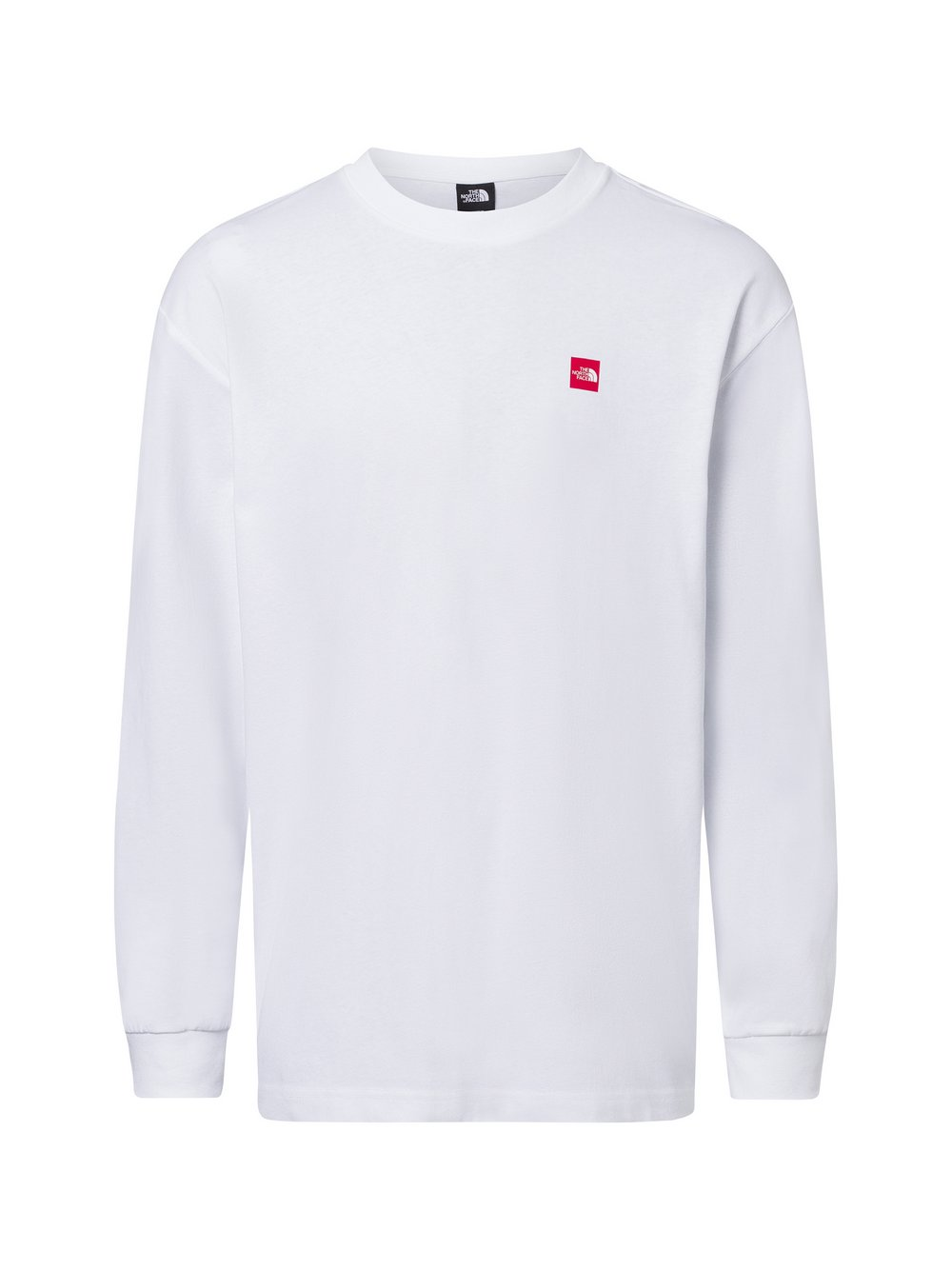 The North Face Męska koszula z długim rękawem Mężczyźni Bawełna biały|czerwony, XL