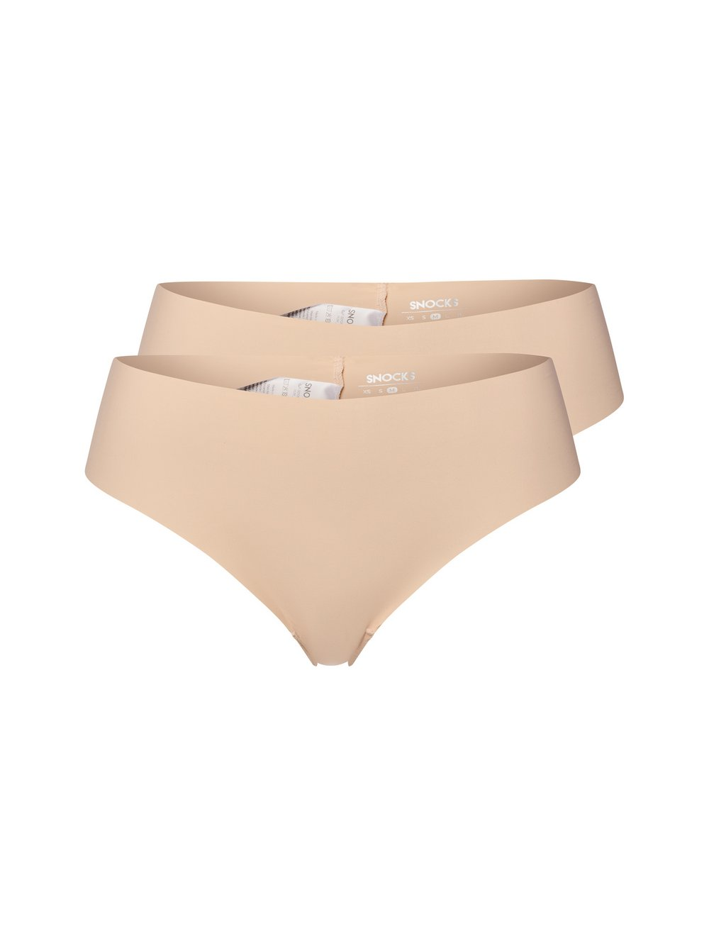 Snocks Damskie majtki typu hipster w 2-paku Kobiety beżowy, S