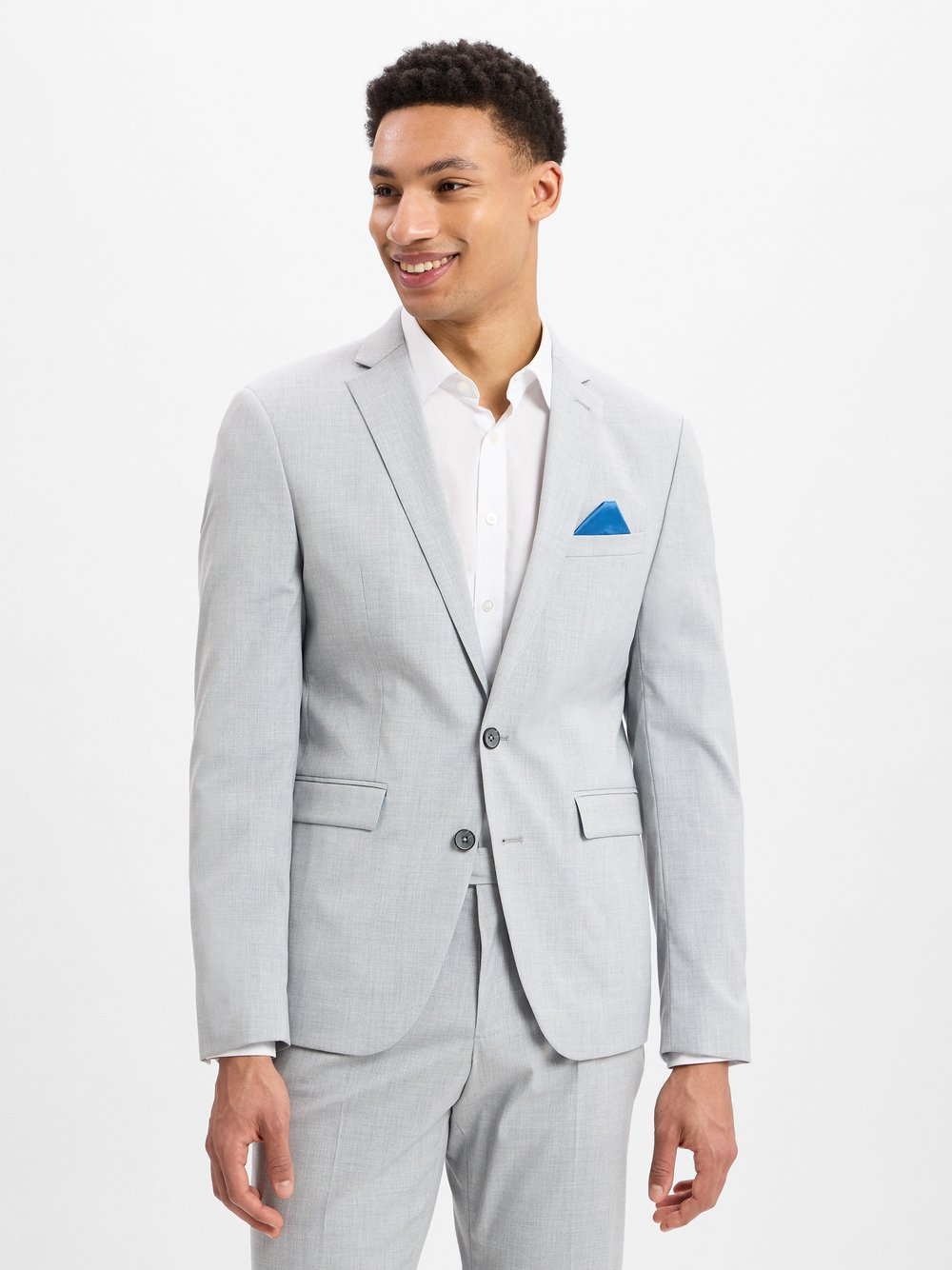 Finshley & Harding Męska kurtka modułowa - Oakland Mężczyźni Slim Fit szary, 54
