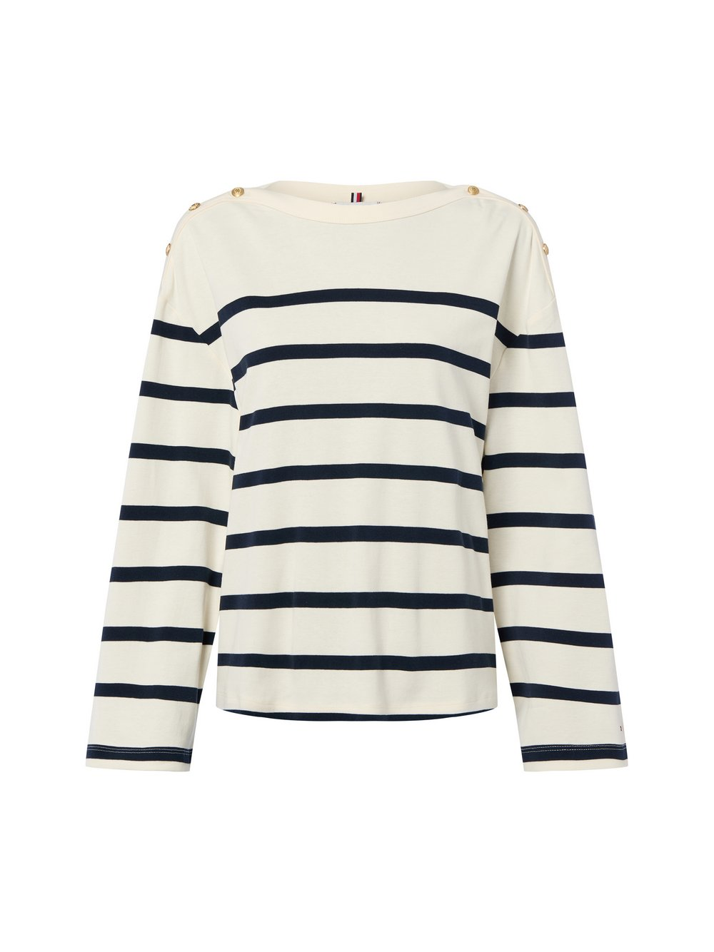 Tommy Hilfiger Bluza damska Kobiety Bawełna biały|niebieski, S