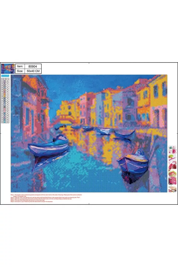 Diamentowa mozaika 5D - Venice
