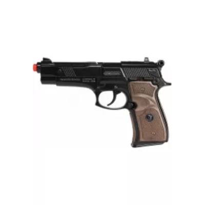 Pistolet policyjny metalowy 8 naboi