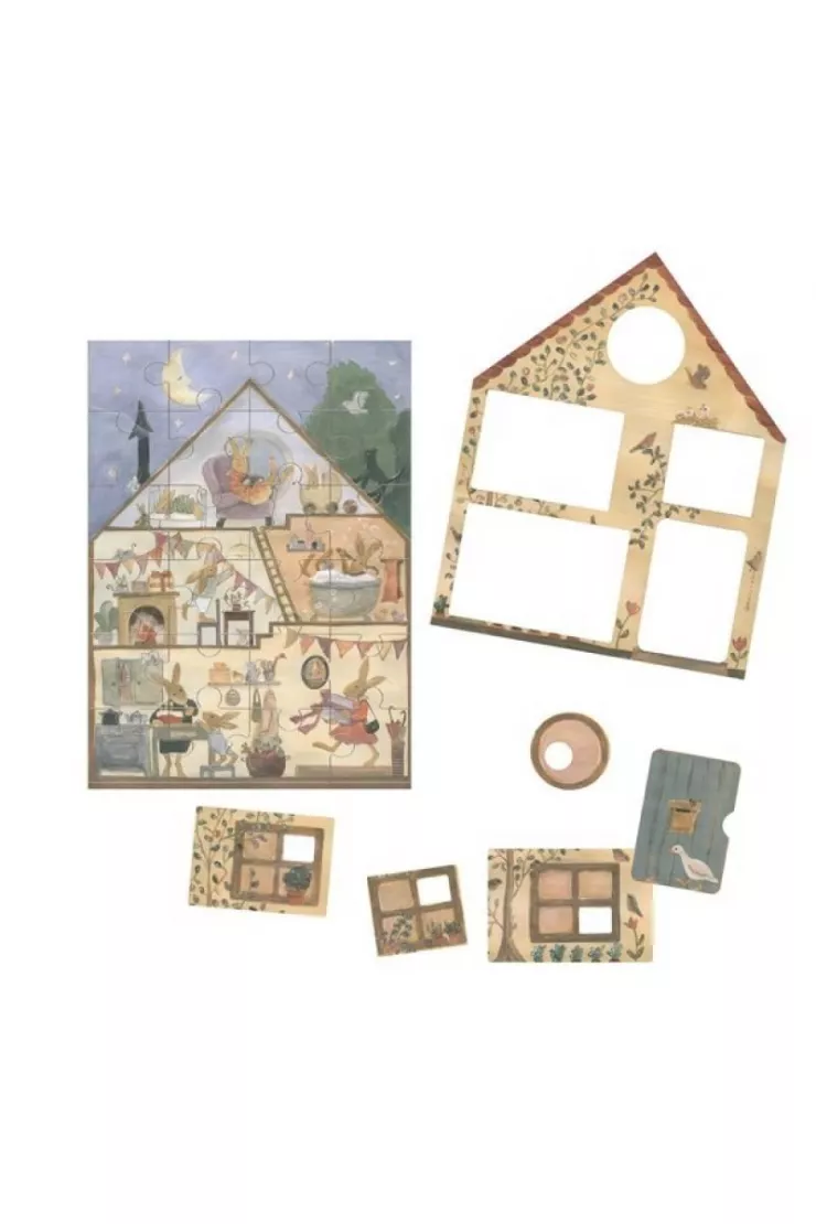 Puzzle 24 el. układanka Domek Króliczka
