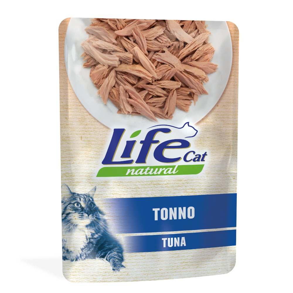Korzystny pakiet Life Cat Natural Adult, 12 x 70 g -Tuńczyk