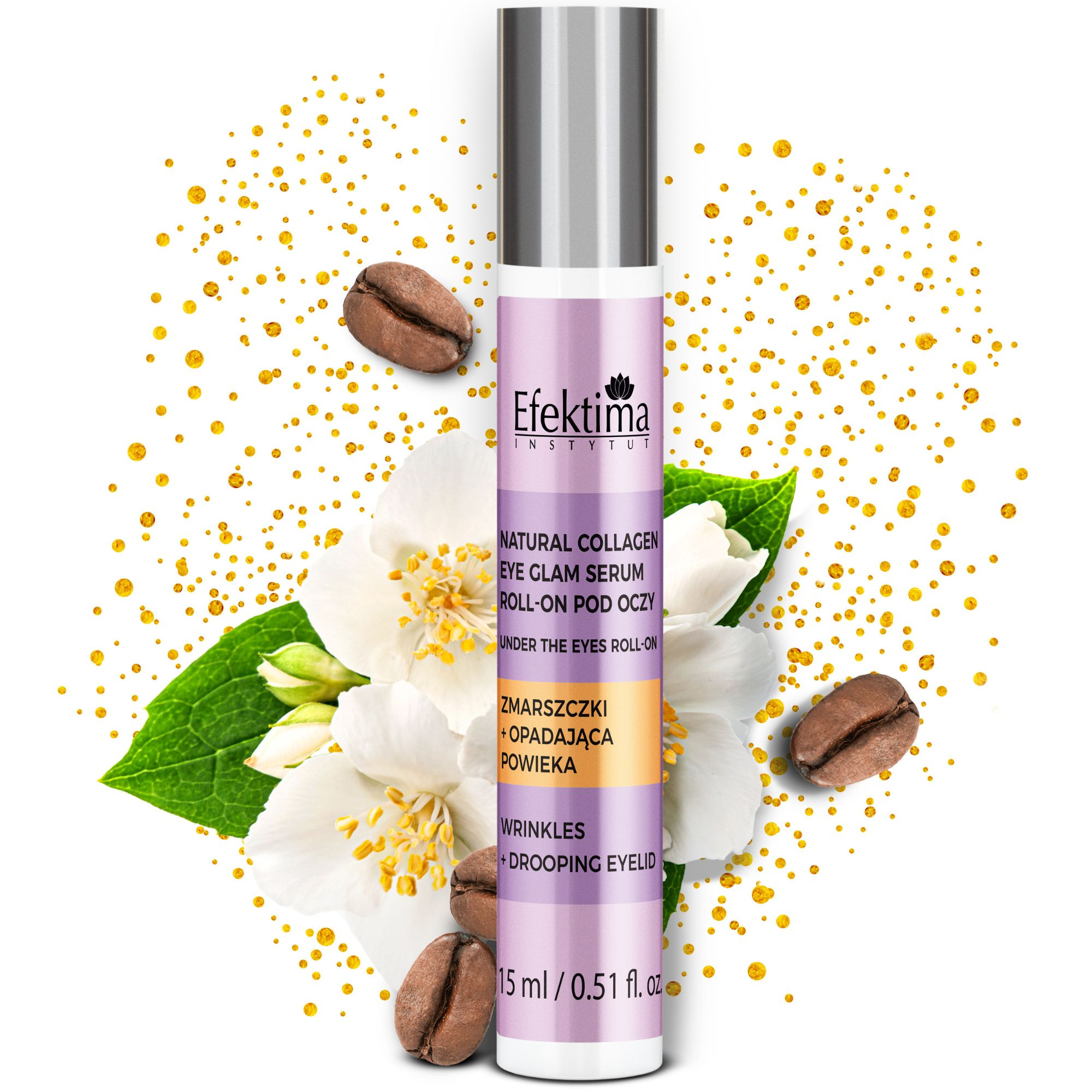 EFEKTIMA serum pod oczy roll on zmarszczki i opadająca powieka 15 ml