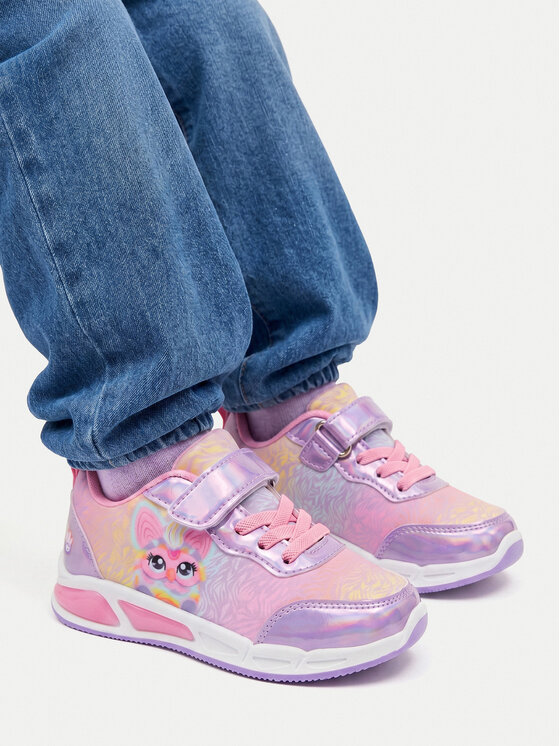 FURBY Sneakersy CEO-CP66-AW26-214FUR Fioletowy