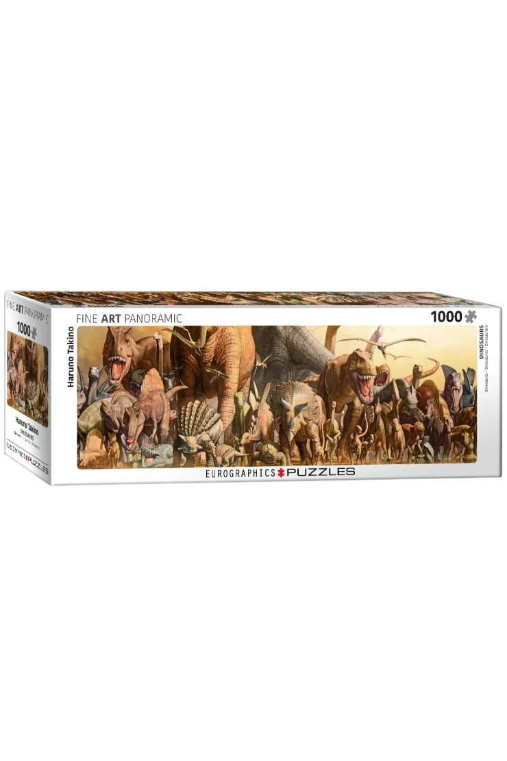 Puzzle panoramiczne 1000 el. Dinozaury, Haruo Takin
