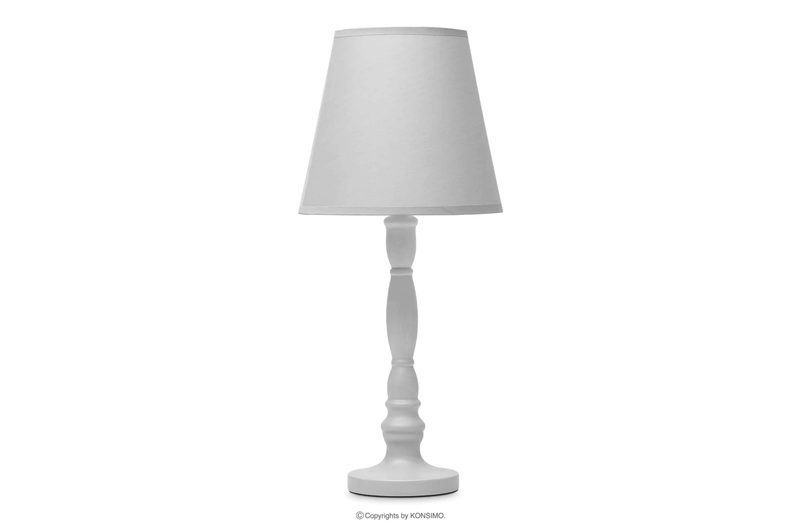 Klasyczna lampka nocna szara GITTA