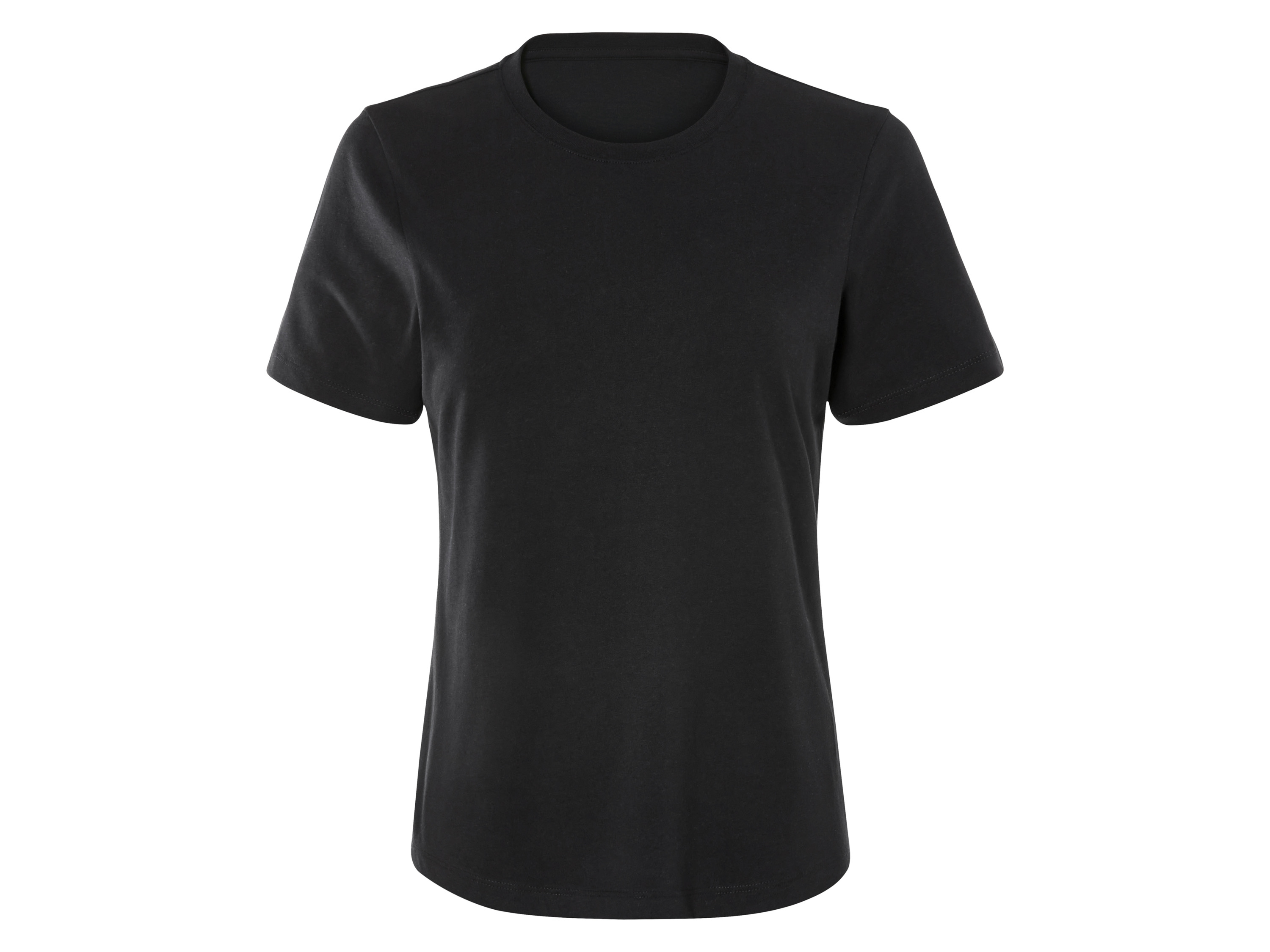 esmara® T-shirt damski z bawełny (Czarny, XS (32/34)) miniaturka
