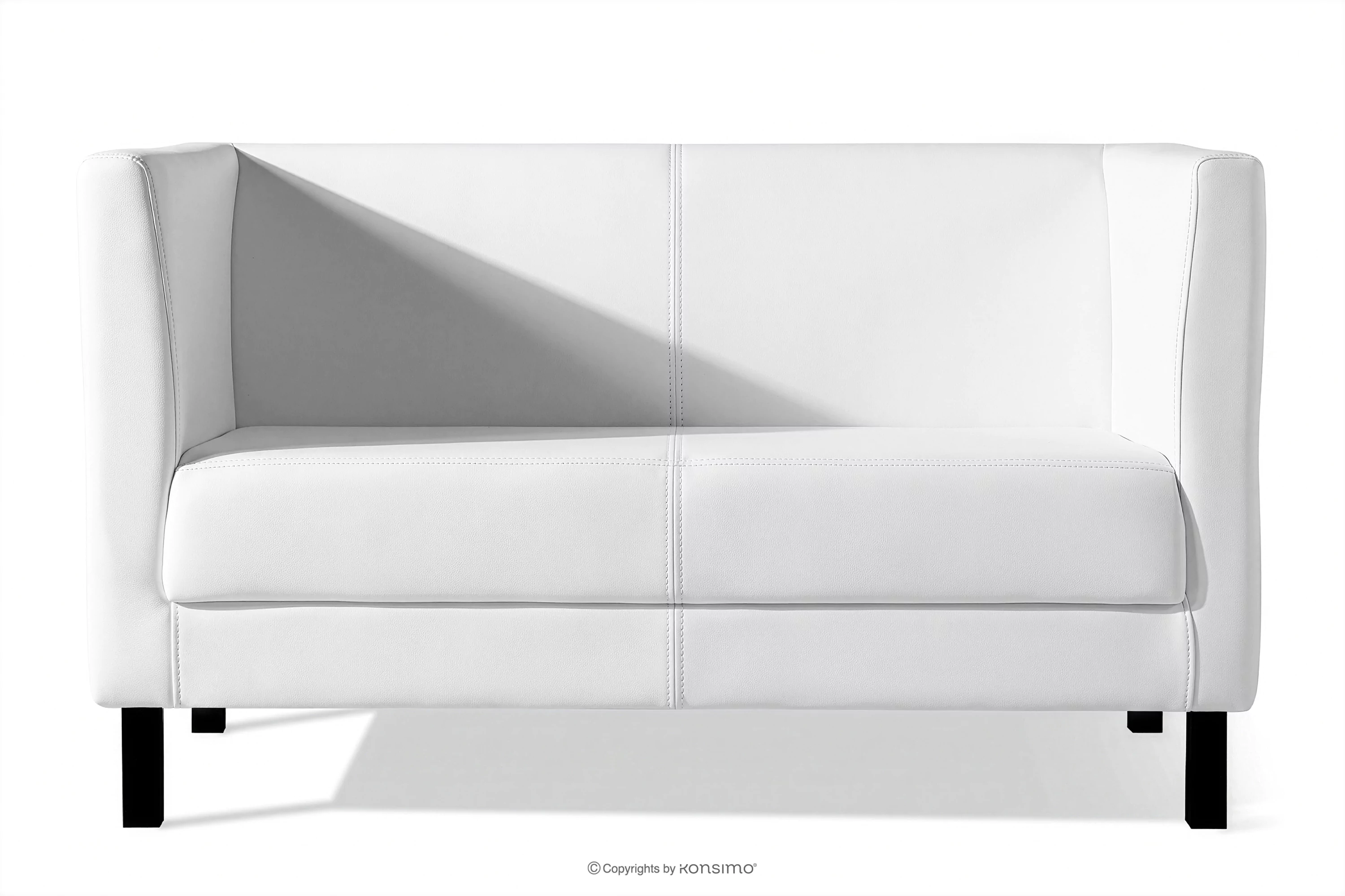 Sofa do poczekalni ekoskóra biała ESPECTO miniaturka