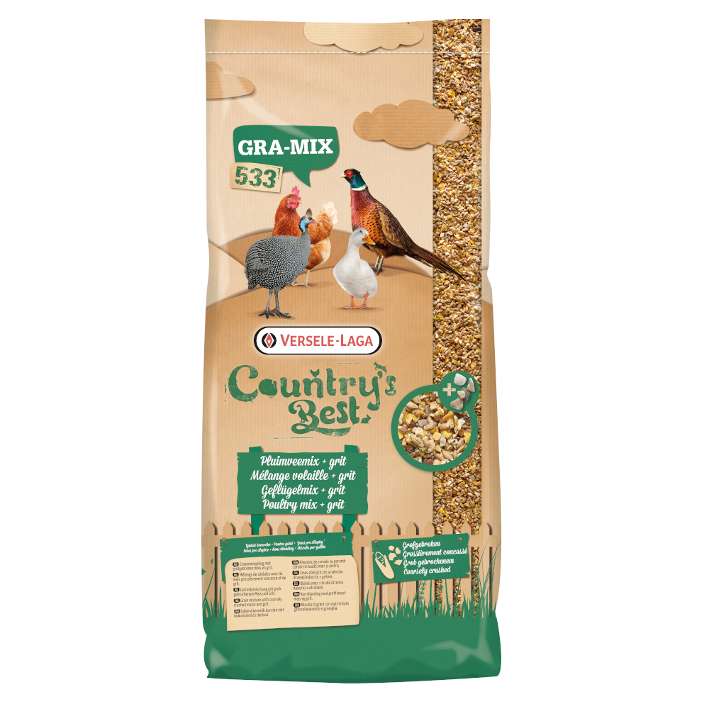 Versele-Laga Country's Best GRA-MIX dla drobiu + Grit - 2 x 20 kg