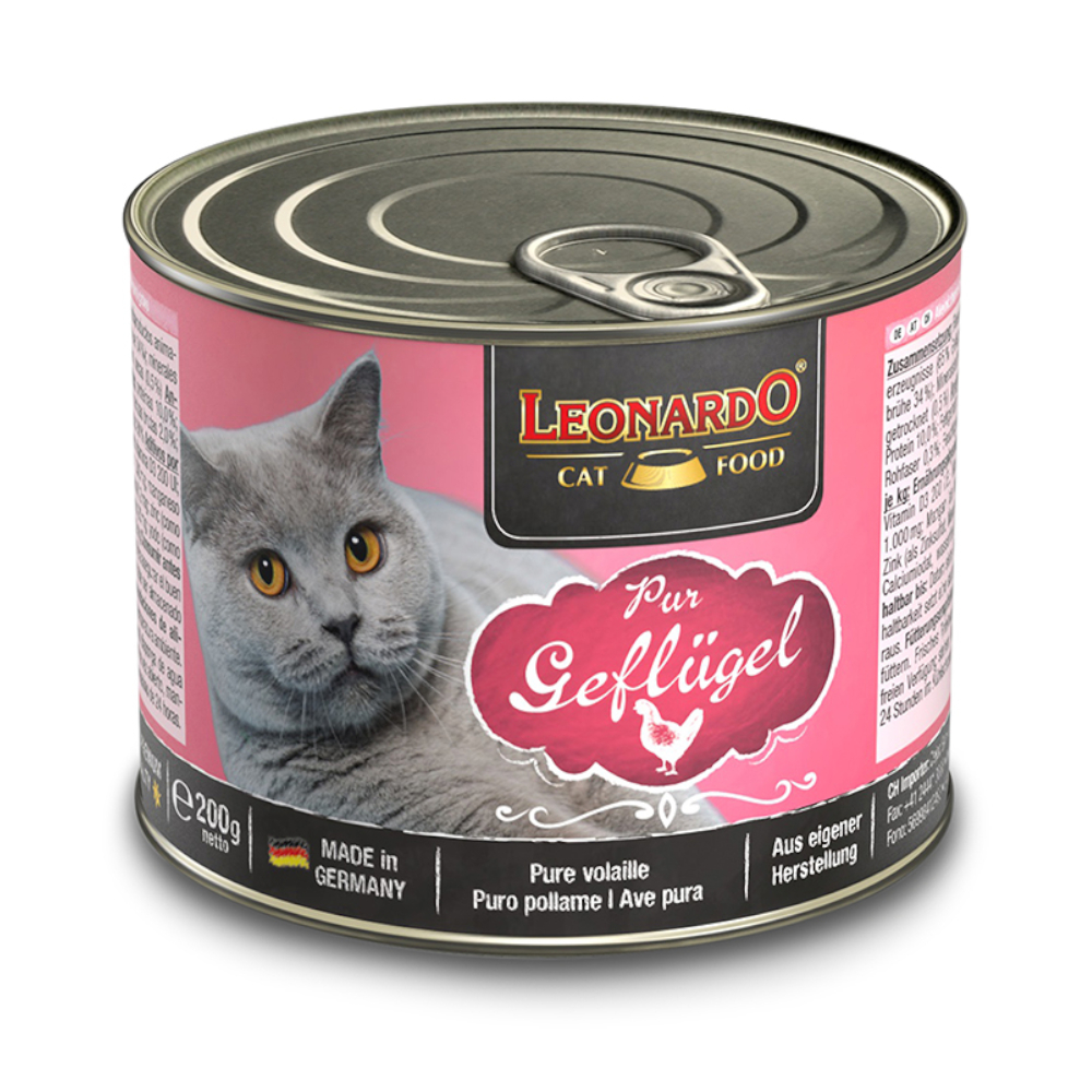 Megapakiet Leonardo All Meat, 24 x 200 g - Czysty drób