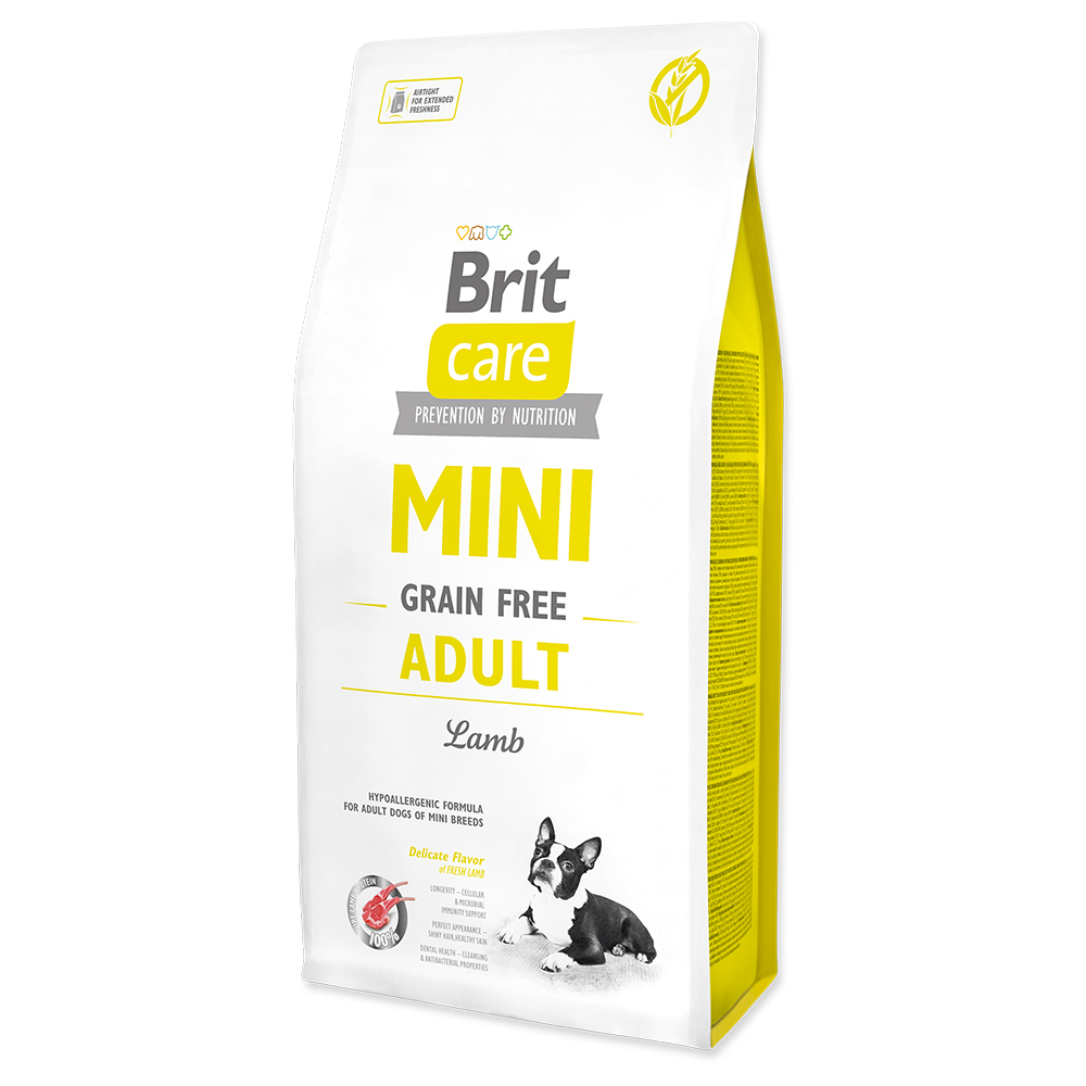 Brit Care Mini Grain-Free Adult, jagnięcina - 2 x 7 kg