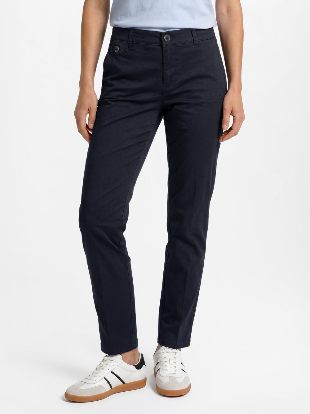 Street One Chino Kobiety Bawełna niebieski, 46-28