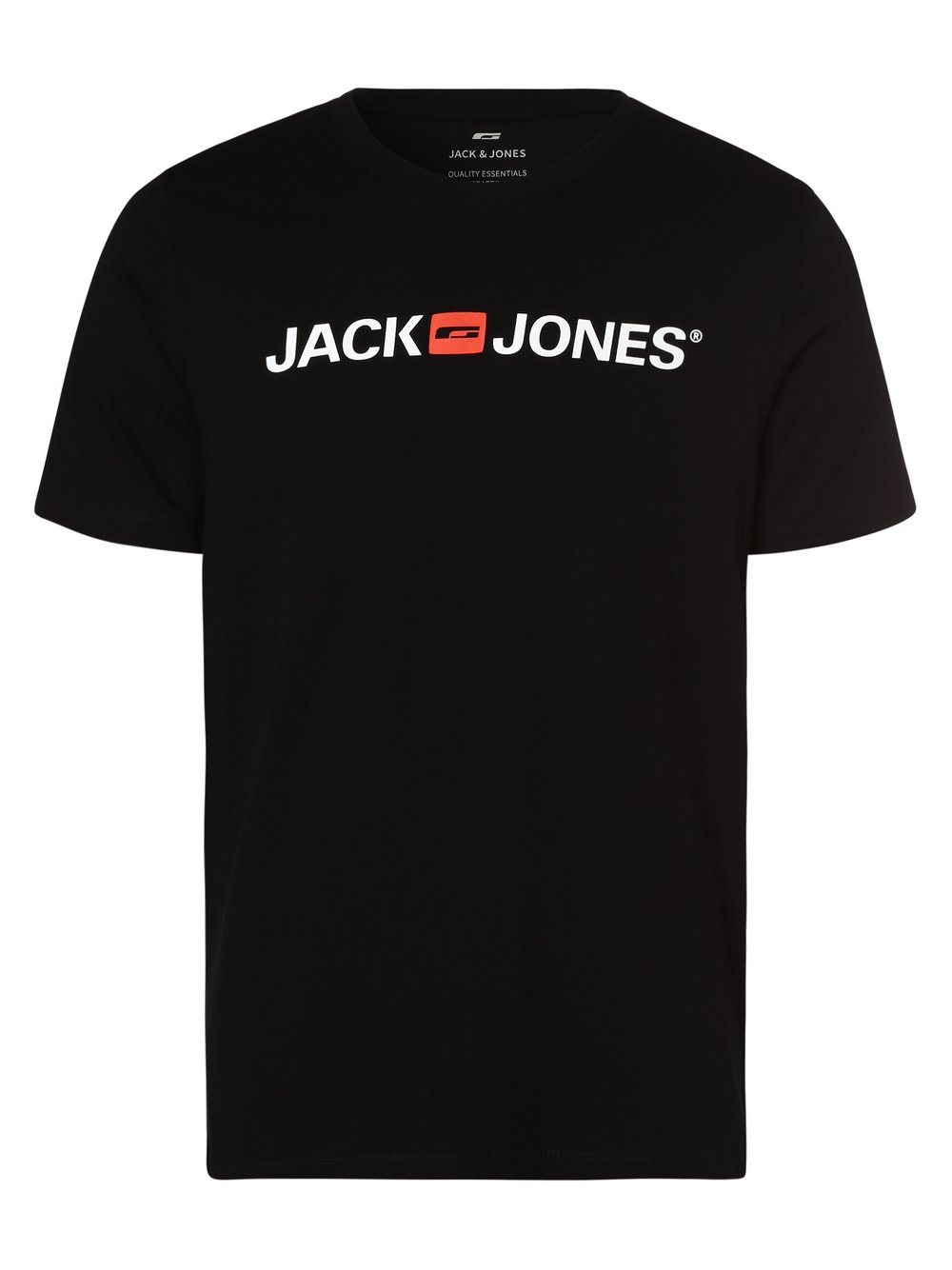 Jack & Jones T-shirt męski Mężczyźni Dżersej czarny, S
