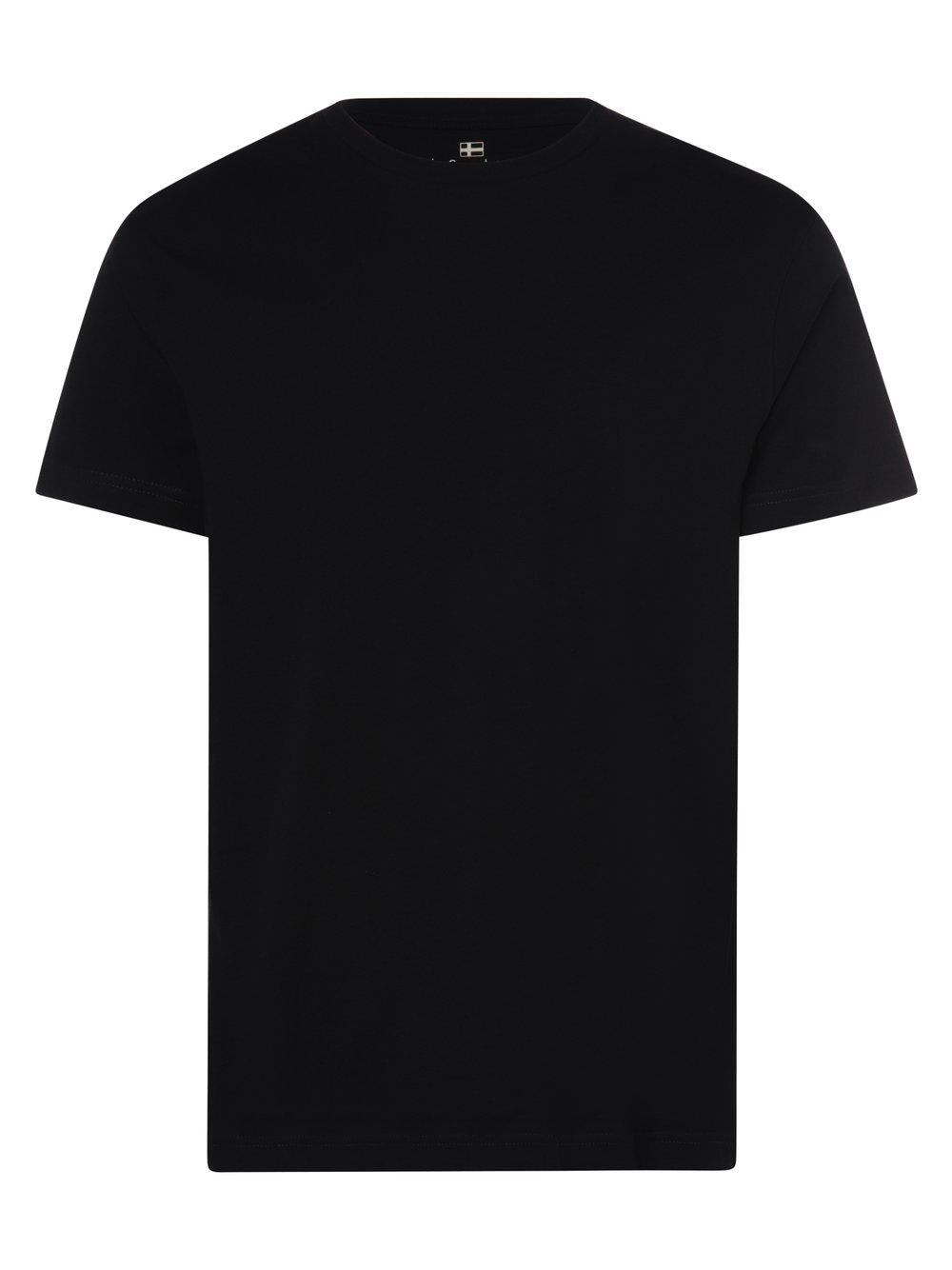Nils Sundström T-shirt męski Mężczyźni Bawełna niebieski, XXL