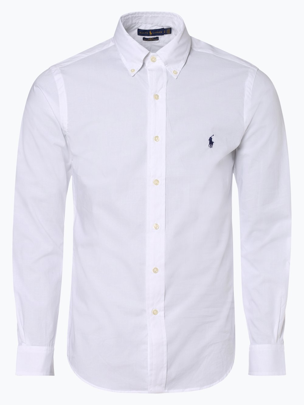 Polo Ralph Lauren Koszula męska Mężczyźni Slim Fit Bawełna biały, M