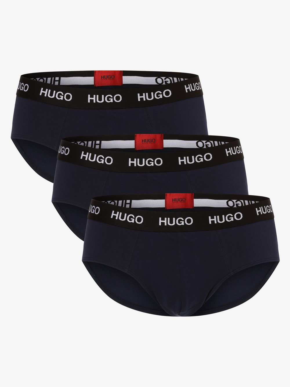 HUGO Slipy pakowane po 3 szt. Mężczyźni Bawełna niebieski, L