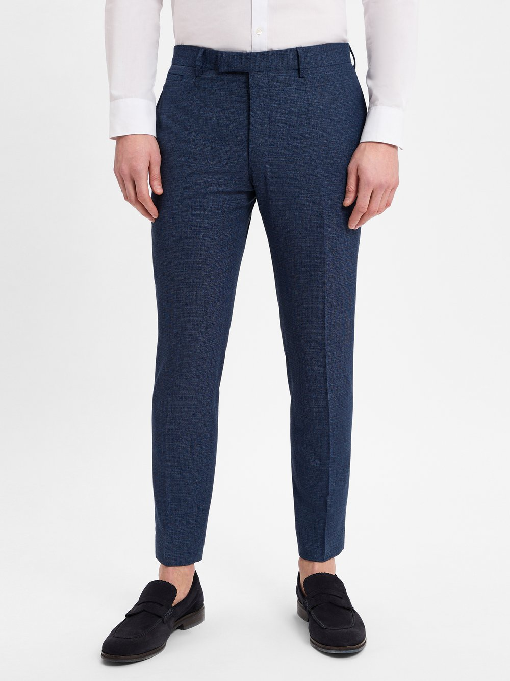 Strellson Spodnie - Kynd3 Mężczyźni Slim Fit Sztuczne włókno niebieski, 46