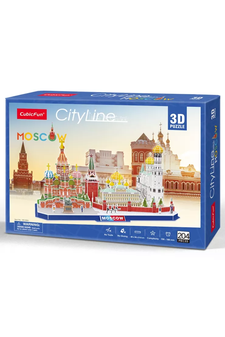 Puzzle 3D 107 el. City Line Moscow