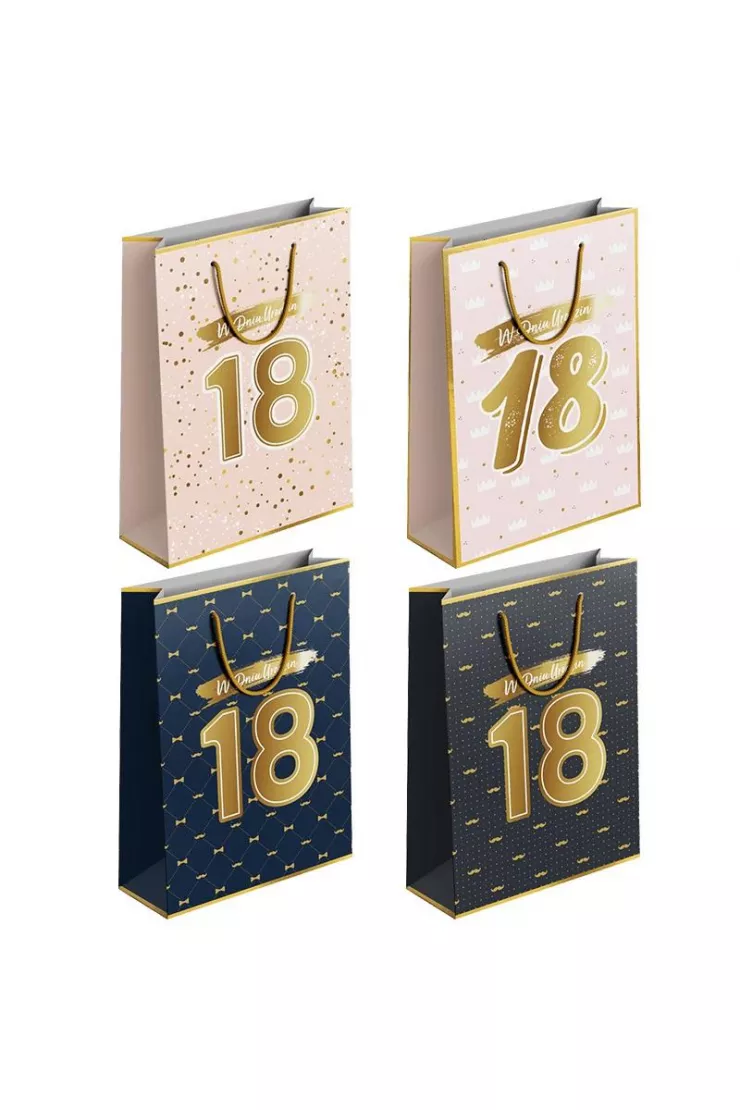 Torba prezentowa Urodziny 18 M MIX
