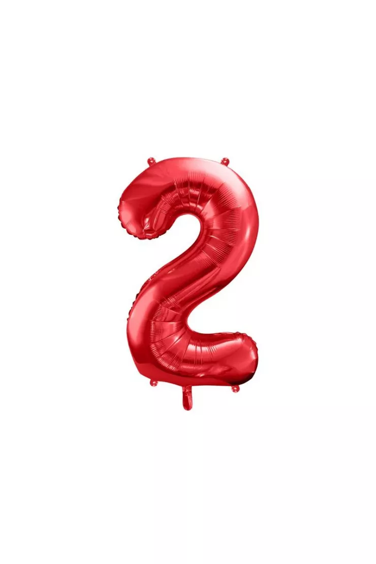 Balon foliowy 2 czerwony
